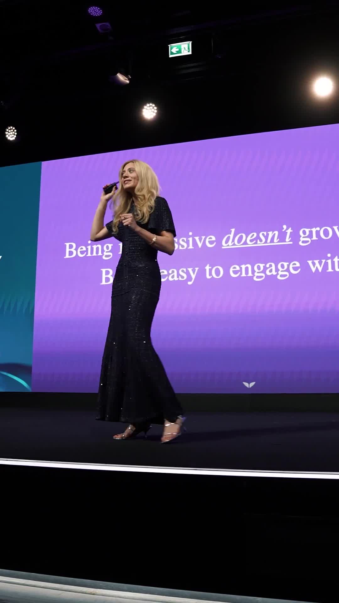 Sabrina Stocker at 1 Billion Summit