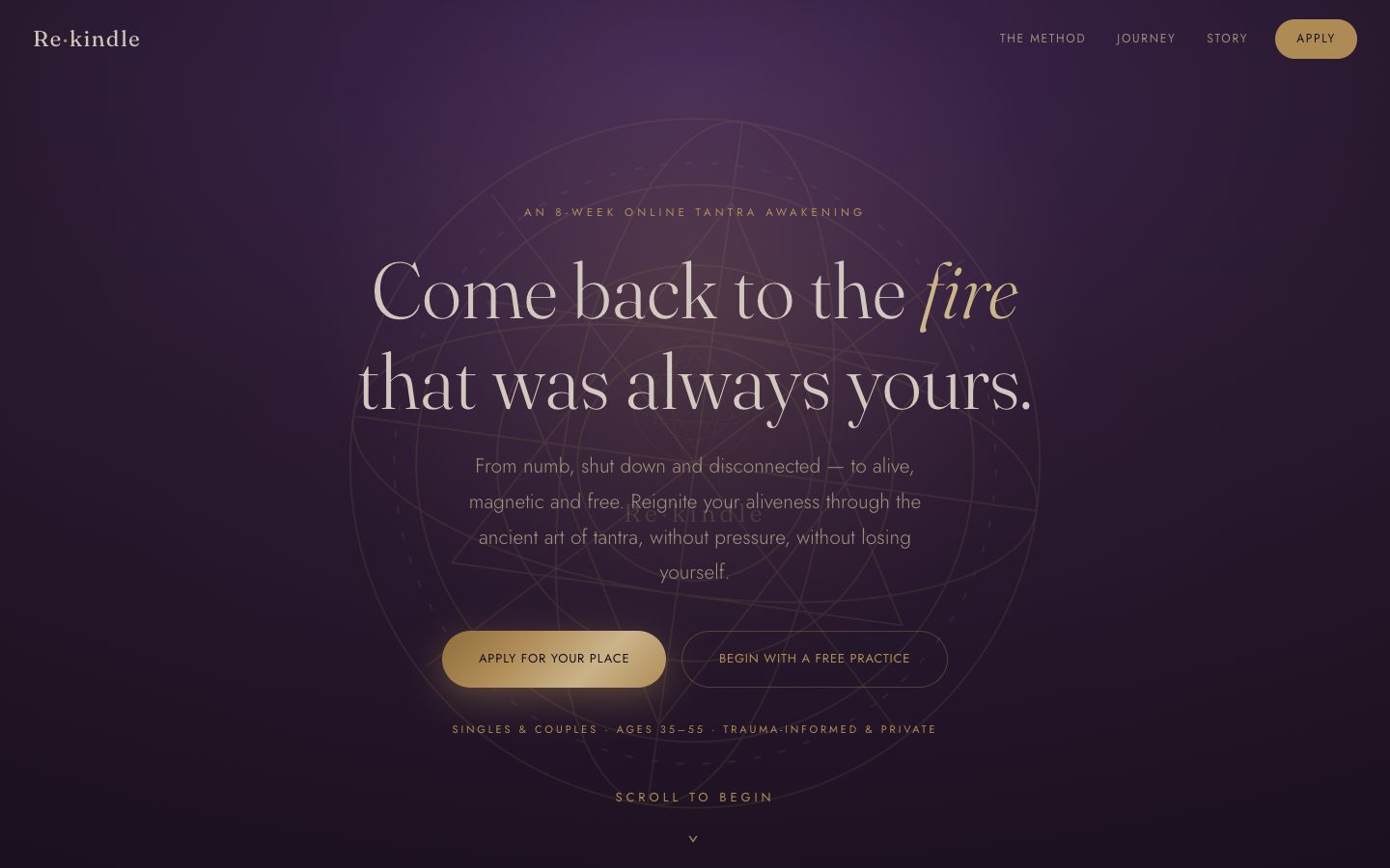 Rekindle — built live